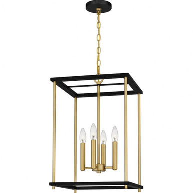 Kynwyd 4 Light Medium Pendant by Quoizel - KNW2814MBK