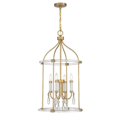 Mayfair 4 Light Large Pendant by Savoy House - 7-7714-4-195