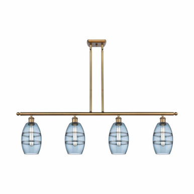 Vaz 4 Light Stem Hung Island Pendant 8.63 Inch Tall by Innovations - 516-4I-G557-6
