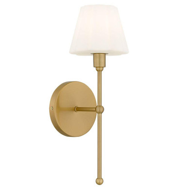 Irena 1 Light Wall Sconce 15.75 Inch Tall and 5.25 Inch Wide by Quoizel - IRE8705
