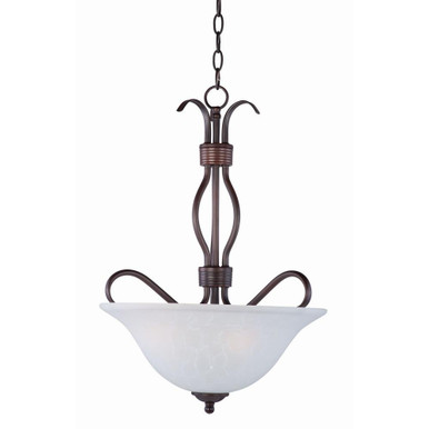 Basix 3 Light Large Invert Pendant without Glass by Maxim - 10121ICOI