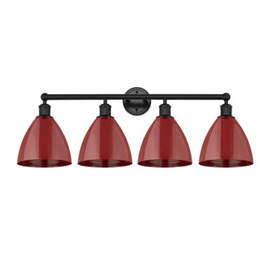 Plymouth Dome 4 Light Steel Vanity Light by Innovations - 616-4W-PLYM-75