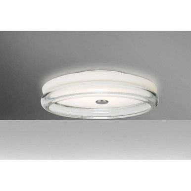 Topper 12 2 Light 12 Inch Wide Flush Mount by Besa - TOPPER12