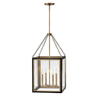 Shaw 4 Light Medium Pendant by Hinkley - 32984BK