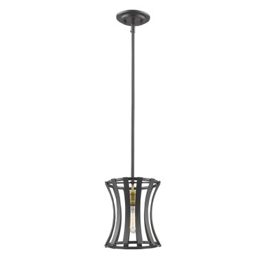Haywood Covert 1 Light Architectural Small Pendant by Bailey Street Home - 372-BEL-2334122
