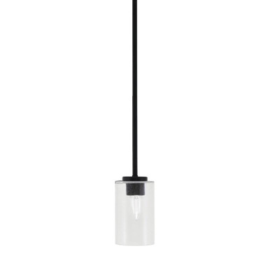Sandia 1 Light Stem Mini Pendant 6.75 Inch Tall and 4 Inch Wide by Toltec - 6201-MB-300
