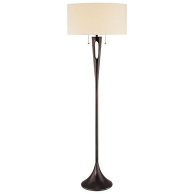 Needle Two Light Floor Lamp 20 Inches by 61 x George Kovacs - P516-3-615