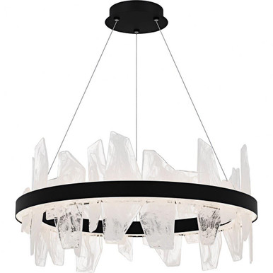 Aurelia 39W LED Chandelier 13.75 Inch Tall and 30 Inch Wide by Quoizel - PCAUR5030