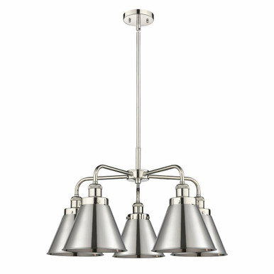 Ballston Urban 5 Light Medium Chandelier by Innovations 916-5CR-M13 - 916-5CR-M13