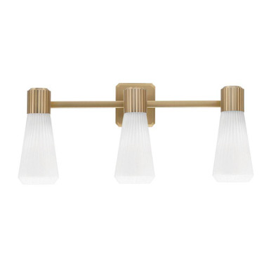 Everleigh 3 Light Bath Bar 11.25 Inch Tall and 25 Inch Length by Toltec - 4823-NAB-881