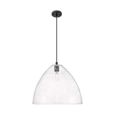 Crown Point 1 Light Bristol Cord Pendant 16 Inch Wide by Innovations - 434-1P-GBD-16_P