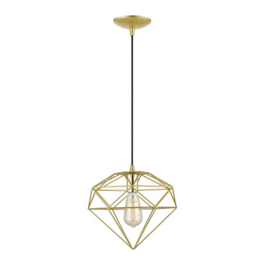 Knox 1 Light Small Pendant by Livex - 49152