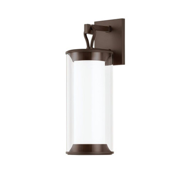 Cannes 1 Light Outdoor Wall Mount 17.5 Inch Tall by Troy - B3118-BRZ