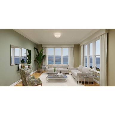 Two Light 16 Inch Wide Semi Flush Mount by Bailey Street Home - 71-BEL-5054373