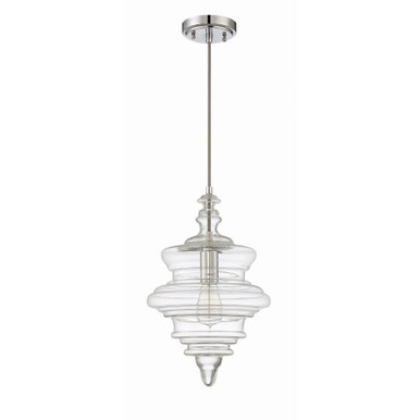 1 Light Small Pendant 136.5 Inch Tall by Craftmade - P600CH1