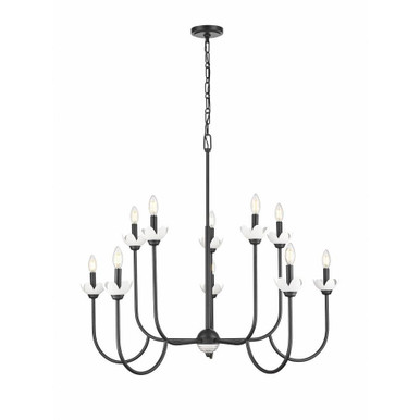 Allistair 10 Light Chandelier 35 Inch Tall and 42 Inch Wide by Z Lite - 352-10