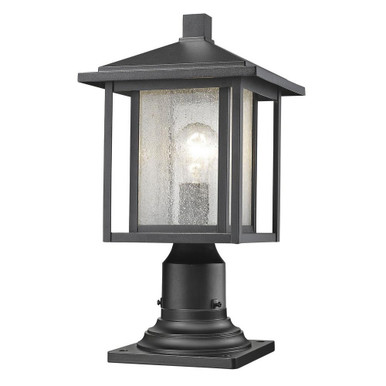Temple Chase 1 Light Outdoor Pier Mount Light 16.75 x 9 In by BSH - 372-BEL-2272559