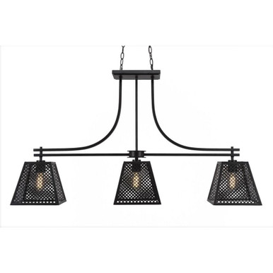 Corbello 3 Light Mini Island Chandelier by Toltec - 1453-ES-LED18A