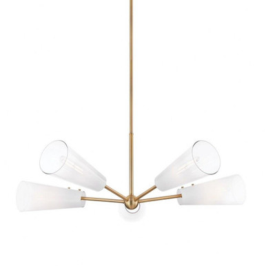 Camarillo 5 Light Oversized Chandelier by Troy - F1645-PBR