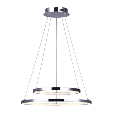 Lexie 42W LED Chandelier In Modern Style 48 x 24 Inches Wide by Canarm Inc - LCH128A24CH