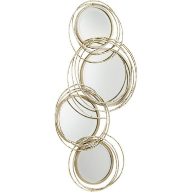 49.5 Inch Modern 4 Set Round Decorative Wall Mirror by Bailey Street Home - 182-BEL-3133012