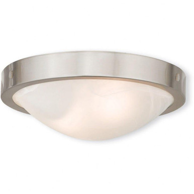 New Brighton 2 Light 12.25 Inch Wide Flush Mount by Livex - 73951
