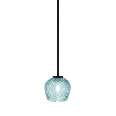 Sandia One Light Stem Mini Pendant 6 Inch Tall and 7 Inch Wide by Toltec - 6201-MB-4605