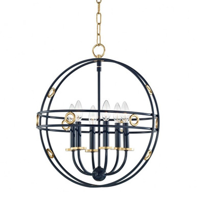 Jade 6 Light Large Pendant by Mitzi - H236706-GL