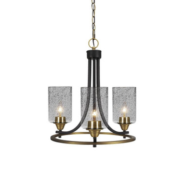 Paramount 3 Light Small Chandelier by Toltec 3403-171925 - 3403-171925