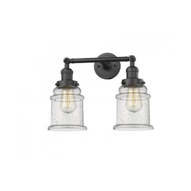 Canton 2 Light Adjustable Wall Sconce 16.5 x 11 Inch by Innovations  - 208-OB-G184