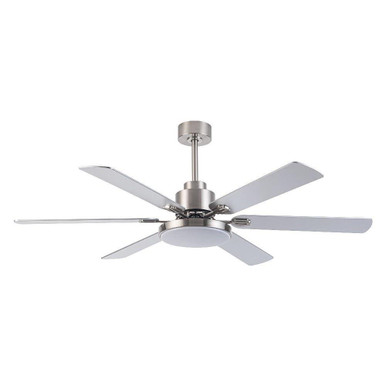 Lucknow 6 Blade Ceiling Fan with Light Kit 60 Inch Wide by Parrot Uncle - F8253110V