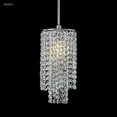 Contemporary 1 Light Mini Crystal Chandelier by James Moder - 41041-CONTEMP