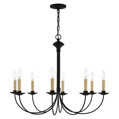 Heritage 8 Light Large Chandelier by Livex - 4457-04