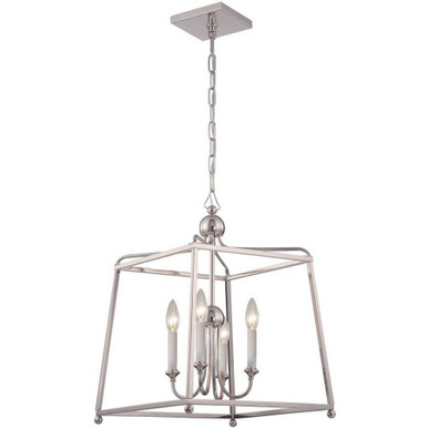 Silverdale Fairway Four Light Small Chandelier by Bailey Street Home - 49-BEL-620417