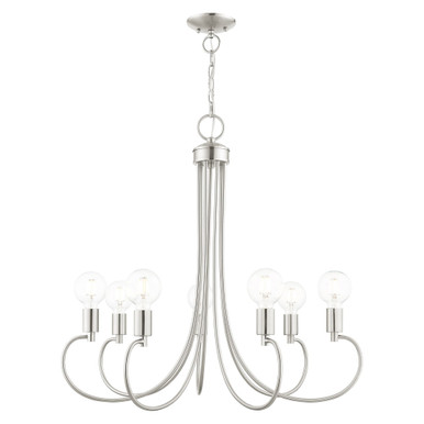 Bari 7 Light Large Chandelier by Livex - 42927