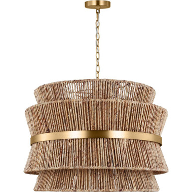 Thurlo 4 Light Oversized Pendant by Visual Comfort Studio - DJP1074