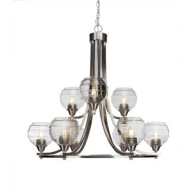 Paramount 9 Light Large Chandelier by Toltec 3409-3052975 - 3409-3052975