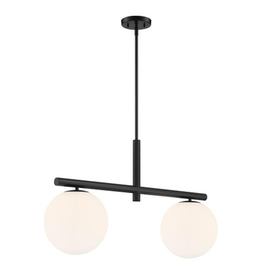 Crown Heights 2 Light Oversized Island Pendant by Designers Fountain - D252M-IS-MB