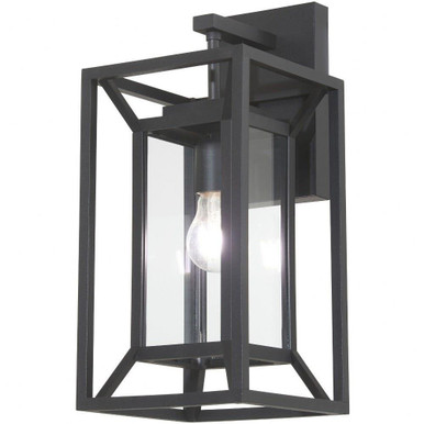 Harbor View 1 Light Clear Glass Wall Lantern 16.5 Inch Tall by Minka Lavery - 71261-66-C