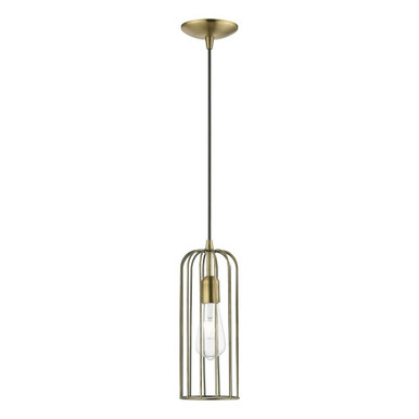 Glenbrook 1 Light Mini Pendant by Livex - 49713