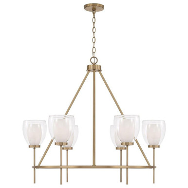 Alberta Way 6 Light Chandelier 31 Inch Tall and 34.5 Inch Wide by BSH - 309-BEL-5275799