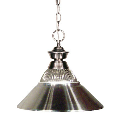 Shark 1 Light Pendant in Classical Style 14 x 10 Inches by Z Lite - 100701BN-RBN