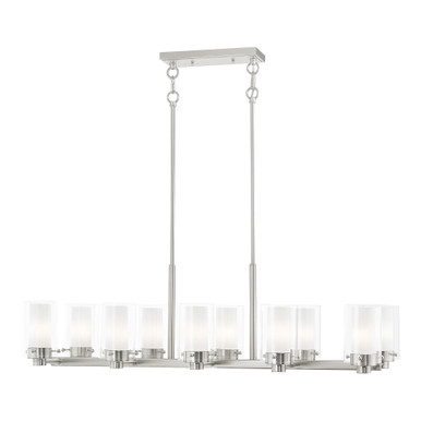 Manhattan 10 Light Small Chandelier by Livex - 50679-91