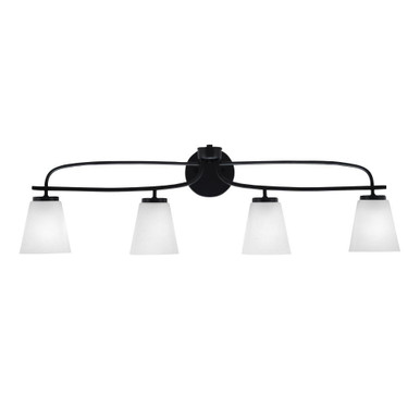 Cavella 4 Light Vanity Light 36.5 Inch Length by Toltec - 3914-MB-460