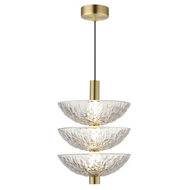 Metropolis 24W 3 LED Medium Pendant by Maxim - 24983TCSBR
