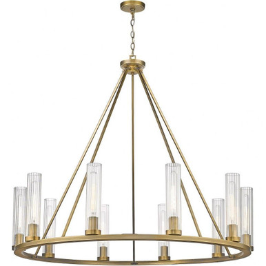 Quebec West 10 Light Chandelier 40 x 46 Inches Wide by Bailey Street Home - 372-BEL-4619867