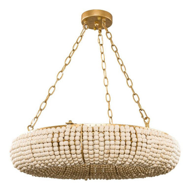 6 Light Pendant 21.85 Inch Tall and 23.62 Inch Wide by Parrot Uncle - BBW9743-6