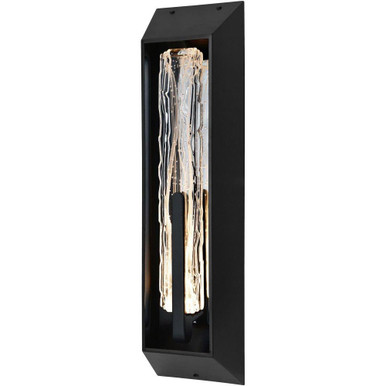 Curva 8W LED Outdoor Wall Mount 24 Inch Tall and 6 Inch Wide by CWI - 1725W24-1-101-B