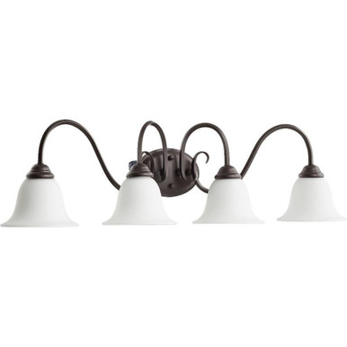 Spencer 4 Light Vanity Light by Quorum - 5110-4