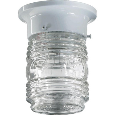 Jelly Jar 1 Light 5 Inch Wide Flush Mount by Quorum - 3009-3